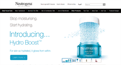 Desktop Screenshot of neutrogena-me.com