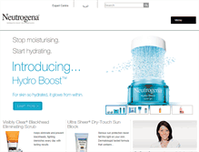 Tablet Screenshot of neutrogena-me.com